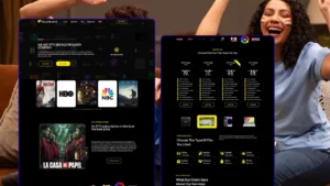 yellowstream elite wordpress iptv website template preview
